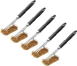 5X Grillfürst Premium Grillbürste mit Messing