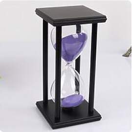 60/30 Minuten Sanduhr Vintage Sanduhr Schwarze