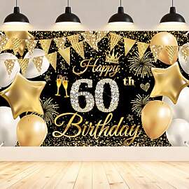60. Geburtstag Deko Banner für Männer und