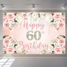 60. Geburtstag Deko Frau, Happy 60th Birthday