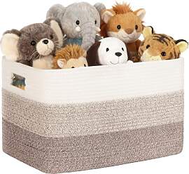 60L Aufbewahrungskorb Klein Baumwollseil, Korb