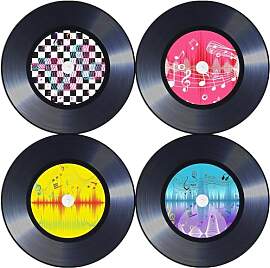 60 Stück Retro CD Vinyl Schallplatten Papier
