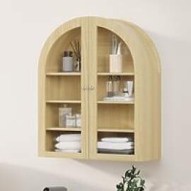 61cm gewölbter Badezimmer-Wandschrank über der