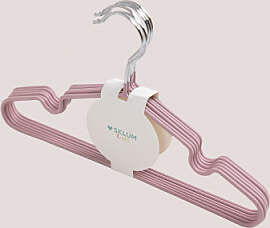 6er-pack Metallkleiderbügel Anttal Kids Rosa -