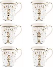 6er Set Becher ROYAL NUTCRACKER Nussknacker für