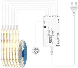 6er Set COB LED Streifen 1m 12V, COB LED Strip,