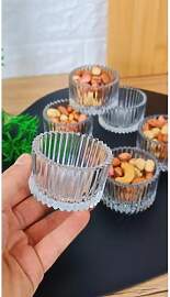 6er Set Dip-Schalen – Glas oder Bambus – Mini