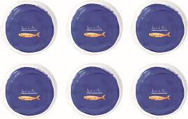 6er Set Frühstücksteller, Kuchenteller Maritim