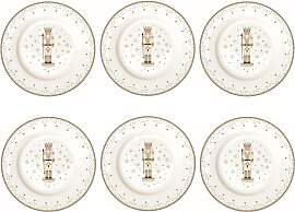 6er Set Kuchenteller ROYAL NUTCRACKER Nussknacker