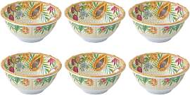 6er Set Müslischalen PORTO RICO Früchte D. 15cm