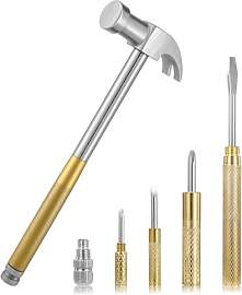 6-in-1 Hammer Klein, Metall Mini Hammer Tragbarer