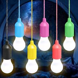 6 LED Campinglampe Glühbirne, Camping Licht für