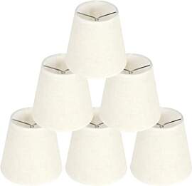 6pcs Kleiner Flachs Kerze Kronleuchter