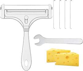 6 St Käsehobel-Set, Edelstahl Käseschneider mit