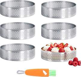 6 Stück Ø 8 cm Tartelette Förmchen,430