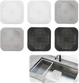 6 Stück Abflusssieb Silikon Abflusssieb Dusche