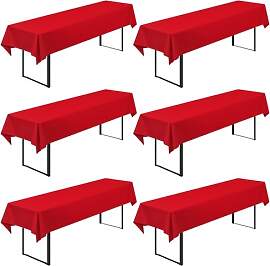6 Stück Biertisch Tischdecke Universal für 50cm