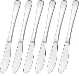 6 Stück Edelstahl Buttermesser, Butter