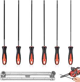 6 Stück Feile für Kettensäge Schärfen Tool,