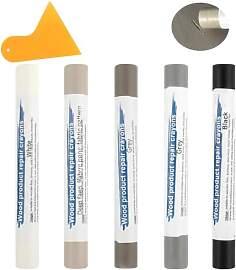 6 Stück Laminat Reparaturset in 5 Farben,
