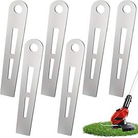 6 Stück Rasentrimmer Ersatzmesser Metal für
