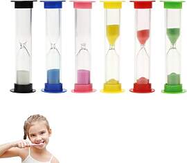 6 Stück Sanduhren Set für Kinder,Sanduhr