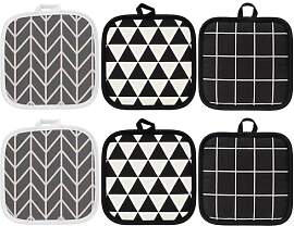 6 Stück Topflappen Set, Topflappen