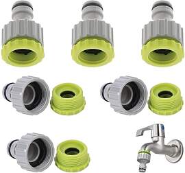6 Stück Wasserhahn Adapter,