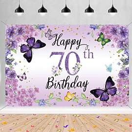 70. Geburtstag Deko Frau, Happy 70th Birthday