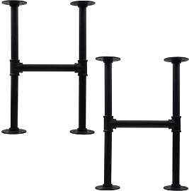 71,1 cm industrielles Rohr-Tischbein-Set,