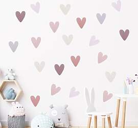 72 Stück Wandsticker Kinderzimmer Sticker Boho