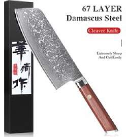 7,5" Hackmesser Damaststahl Japanisches