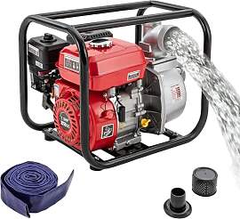 7.5PS Benzin-Wasserpumpe Gartenpumpe,35000l/h und