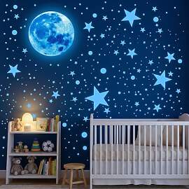 777 Stück Leuchtsterne Kinderzimmer