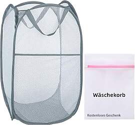 77L Pop-up-Wäschekorb+ Wäschesack, Faltbare