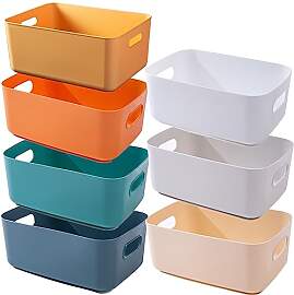 7 Aufbewahrungsbox Kunststoff Aufbewahrungskorb
