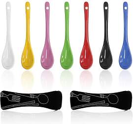 7 Stück Bunte Keramiklöffel, 2 Stück