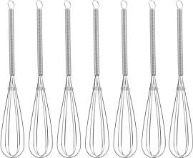7 Stück Haarfärbemixer Friseurfärbe-Schneebesen 