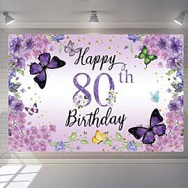 80. Geburtstag Deko Frau, Happy 80th Birthday