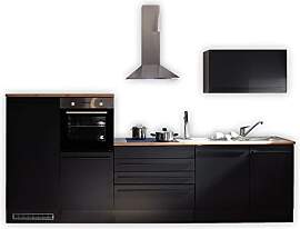 84-129-18 JAZZ Küchenblock Küchenzeile Schwarz