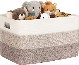 86L Aufbewahrungskorb groß Baumwollseil, Korb