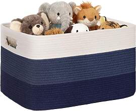 86L Aufbewahrungskorb groß Baumwollseil, Korb