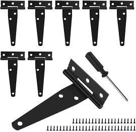 8 Stück 100mm T-Scharniere Klappbar, Scharniere