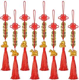 8 Stück Chinesisches Jahr des Pferd