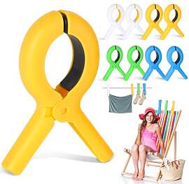 8 Stück Handtuchklammern für Strandliegen,