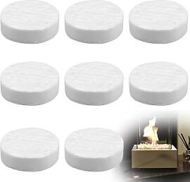 8 Stück Keramikwolle für Bioethanol, 8,5 X 8,5 X 