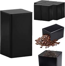 8 Stück Klassische Eckige Teedose Set,