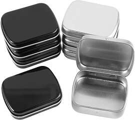 8 Stück Rostfrei Metalldöschen,Metalldosen mit