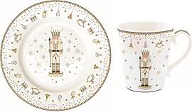 8tlg. Kaffeeset Frühstücksset ROYAL NUTCRACKER
