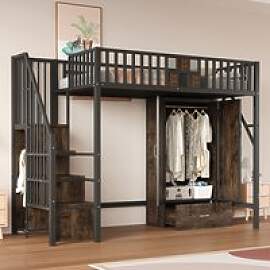 90 × 200 cm großes Kinderbett aus Metall, mit